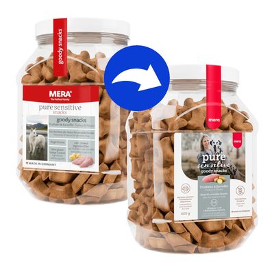 MERA pure sensitive Goody Snacks Truthahn & Kartoffel 600 g