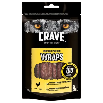 Crave Chicken Protein Wraps, elaborados con 100% carne de pollo fresca, sin colorantes ni aromatizantes artificiales. Envase con cierre Freshness-Zip. Crave Chicken Protein Wraps, elaborados con 100% carne de pollo fresca, sin colorantes ni aromatizantes artificiales. Envase con cierre Freshness-Zip.