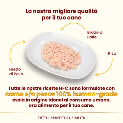 Almo Nature HFC 6 x 95 g - Manzo con Prosciutto