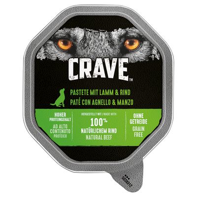 Crave Adult Dog Pate 150 g Miel & vită
