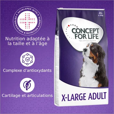 Concept for Life X-Large Adult pour chien - 2 x 12 kg