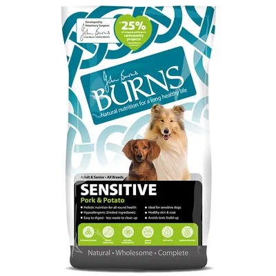 Burns Adult Sensitive свинина и картофель - 12 кг