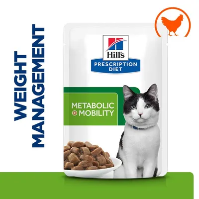 Hill's Prescription Diet j/d Metabolic + Mobility csirke macskatáp Hill's Prescription Diet j/d Metabolic + Mobility csirke macskatáp