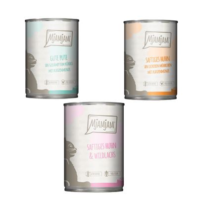 Kombi-Paket MjAMjAM 36 x 400 g Mixpaket 2 (3 Sorten)