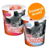 Pachet mixt: Smilla Snackuri crocante - Ringlies & Crossies (2 x 125 g)