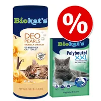 Varčni set: Biokat´s Deo Pearls + Biokat's Polybeutel vrečke - Sanjska vanilija 700 g + 12 vrečk