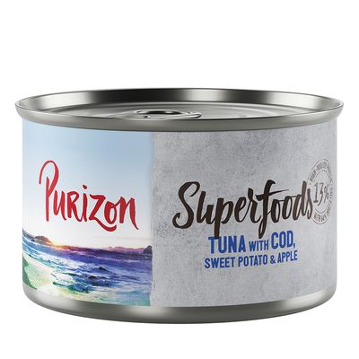 Purizon Superfoods 6 x 140 g Tuna s bakalarom, batatom i jabukom