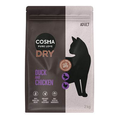 Cosma kuivaruoka ankka & kana 2 kg