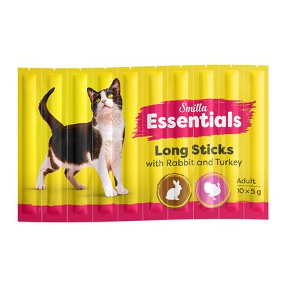 Smilla Essentials Sticks Kanin & kalkon (50 x 5 g)