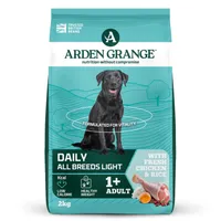 Arden Grange Daily 1+ Adult Light with Fresh Chicken & Rice - 2kg