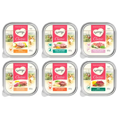 Lot Feringa Classic Meat Menu 24 x 100 g - lot mixte II (6 saveurs) Lot Feringa Classic Meat Menu 24 x 100 g - lot mixte II (6 saveurs)