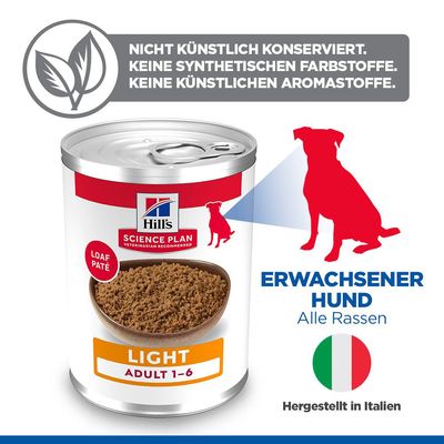 Hill's Science Plan Adult 1-6 Light - 6 x 370 g