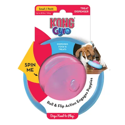 KONG Gyro für Welpen - Ø 12,7 x H 7,6 cm (Größe S)