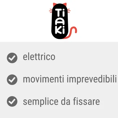 Tiaki, elettrico, movimenti imprevedibili, semplice da fissare
