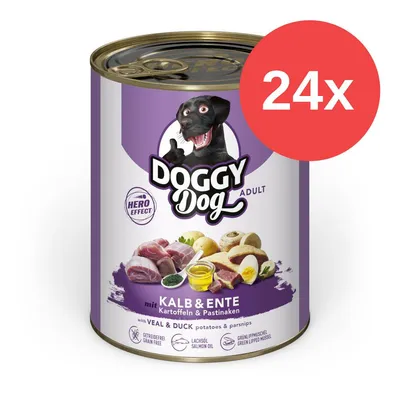 Zestaw DOGGY Dog Adult, 24 x 800 g - Zestaw mieszany 1 (6 odmian)