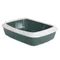 Savic Iriz Litieră cu margine - 42 cm alb / verde nordic