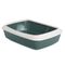 Savic Iriz Cat Litter Tray with Protective Edge - 42cm Nordic Green
