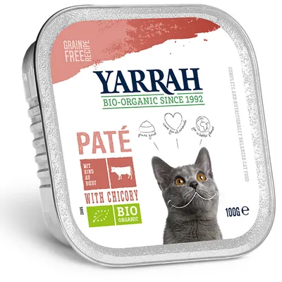 Yarrah Bio 48 x 100 g výhodné balení - pâté: losos s bio mořskými řasami