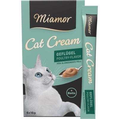Miamor Cat Cream Gevogeltecrème 6 x 15 g
