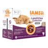 IAMS Advanced Nutrition Adult Land & Sea Mix Sparpaket: in Gelee (24 x 85 g)