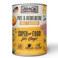 MAC's Adult 6 x 800 g pour chien - dinde & myrtilles
