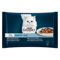 Multipack Gourmet Perle Kattenvoer 4 x 85 g - Duetto di Mare Vis