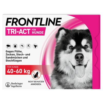 Frontline® TRI-ACT Hunde XL (40 - 60 kg) 6 Pipetten x 6 ml
