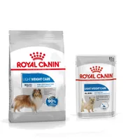 Royal Canin Nutrition Dry Dog Food + Royal Canin Wet Dog Food - 15% off! * - Maxi Light Weight Care (12kg) + Light Weight Care Loaf (12 x 85g)