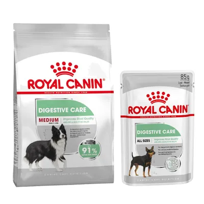 Royal Canin Medium Digestive Care + 12 x 85 g comida húmeda: ¡con descuento! - Medium Digestive Care (3 kg) + Digestive Care Mousse (12 x 85 g) Royal Canin Medium Digestive Care + 12 x 85 g comida húmeda: ¡con descuento! - Medium Digestive Care (3 kg) + Digestive Care Mousse (12 x 85 g)