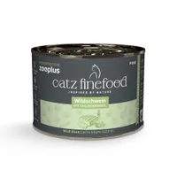 catz finefood Monoprotein zooplus 6 x 200 g - divočák