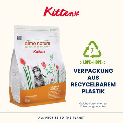 Almo Nature Functional Cat Kitten Huhn & Reis - 2 kg