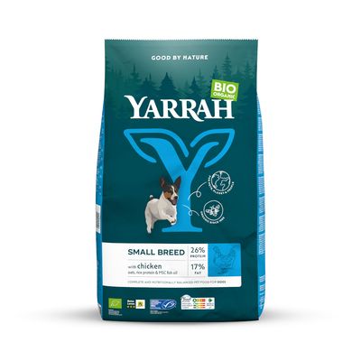 Yarrah Organic Small Breed with Organic Chicken 5kg