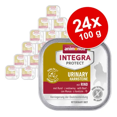 animonda INTEGRA PROTECT URINARY HARNSTEINE mit RIND, 24x100 g, bez žitarica, Harn-pH 6,7, smanjenje stvaranja oksalatnih kamenaca, veterinarska dijeta animonda INTEGRA PROTECT URINARY HARNSTEINE mit RIND, 24x100 g, bez žitarica, Harn-pH 6,7, smanjenje stvaranja oksalatnih kamenaca, veterinarska dijeta