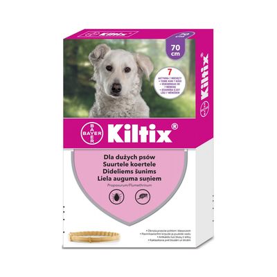 Kiltix obroża przeciw pchłom i kleszczom L: 70 cm