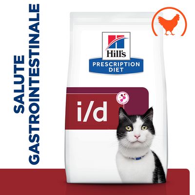 Hill's Prescription Diet i/d Digestive Care secco per gatti 12 kg