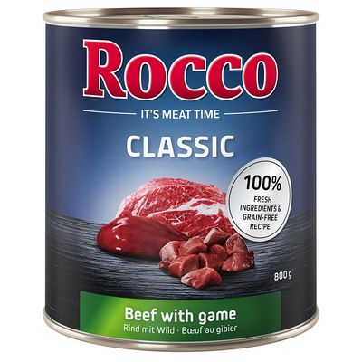 Rocco Classic, 6 x 800 g Wołowina i dziczyzna