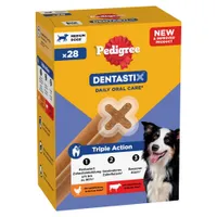 Pedigree Dentastix Daily Oral Care - 28 kpl (720 g) keskikokoisille koirille (10-25 kg)