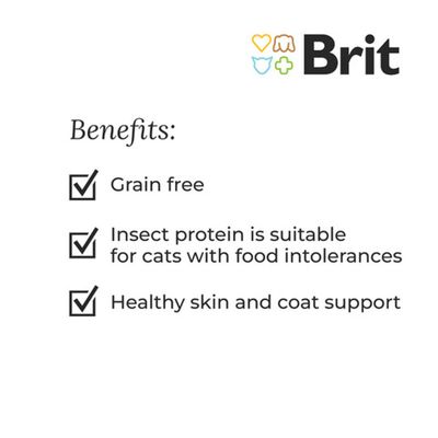 Brit Care Cat Snack Superfruits & Insects - 3 x 100 g - Pack Ahorro