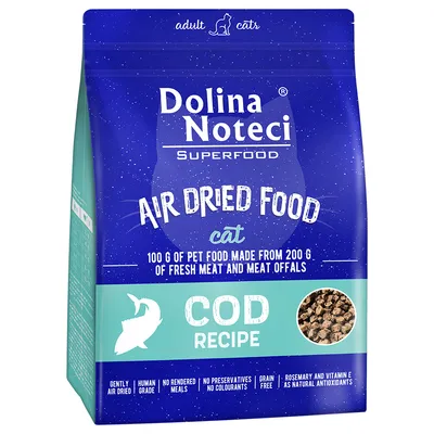 Dolina Noteci Superfood Feline mit Kabeljau - 2 x 1 kg