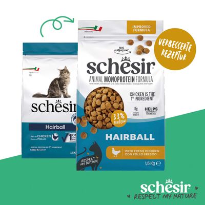Schesir Original Hairball mit Huhn
