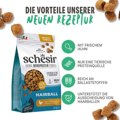 Schesir Original Hairball mit Huhn