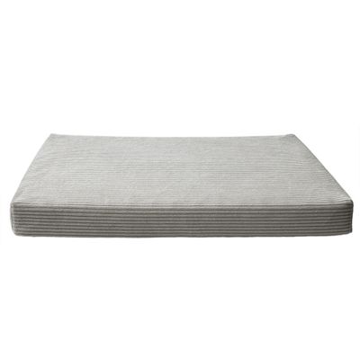 Petlando hundkudde LikeOrtho Luke, grå - Storlek L: L 72 x B 120 x H 10 cm