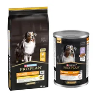 Croquettes PURINA PRO PLAN 16 kg + boîtes 12 x 400 g offertes ! - All Sizes Adult Light/Sterilised + All Size Adult Everyday Nutrition en gelée, dinde