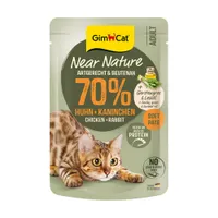 GimCat Near Nature 16 x 85 g pour chat - Poulet & lapin