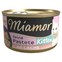 Ekonomipack: Miamor Paté 24 x 85 g - Kitten med lax