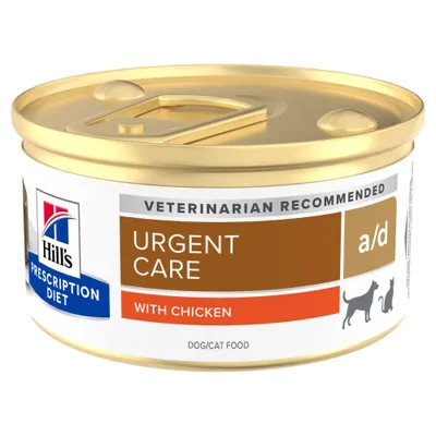 Hill's Prescription Diet a/d Urgent Care Hund/Katze mit Huhn - Sparpaket: Huhn (48 x 85 g)