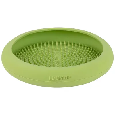 LickiMat Schleckmatte für Hunde UFO, grün - Ø 18,5 x H 6 cm LickiMat Schleckmatte für Hunde UFO, grün - Ø 18,5 x H 6 cm