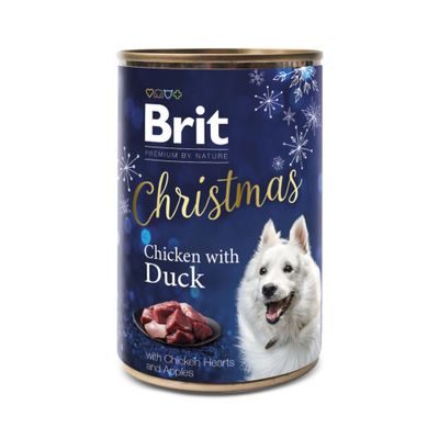 Икономична опаковка Brit Premium by Nature 12 x 400 г - Коледно меню: пилешко и патешко