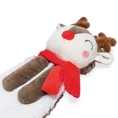 beeztees Flatino Reindeer Dog Toy - 35 x 12 x 5.5 cm (L x W x H)