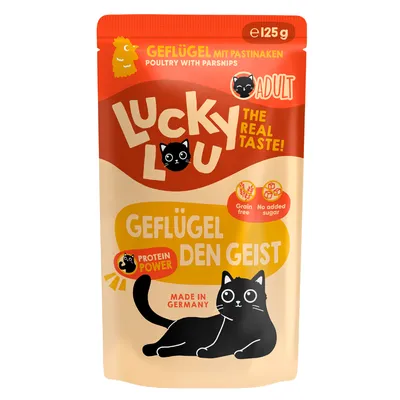 Lucky Lou Adult Saver Pack 48 x 125g - Poultry
